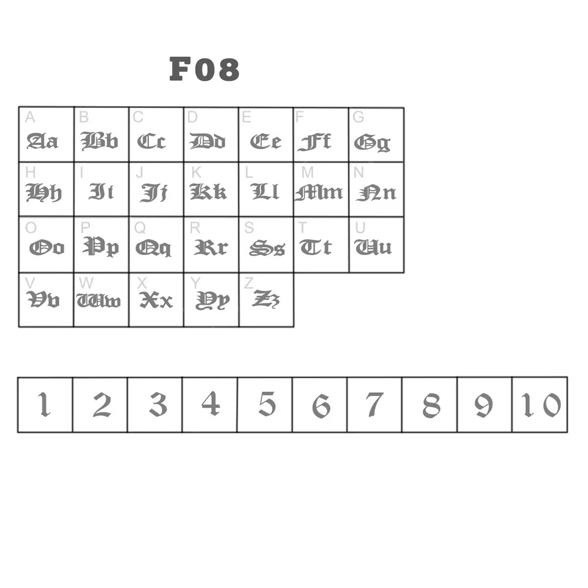 Gothic Name Bracelet w/ Cuban Chain