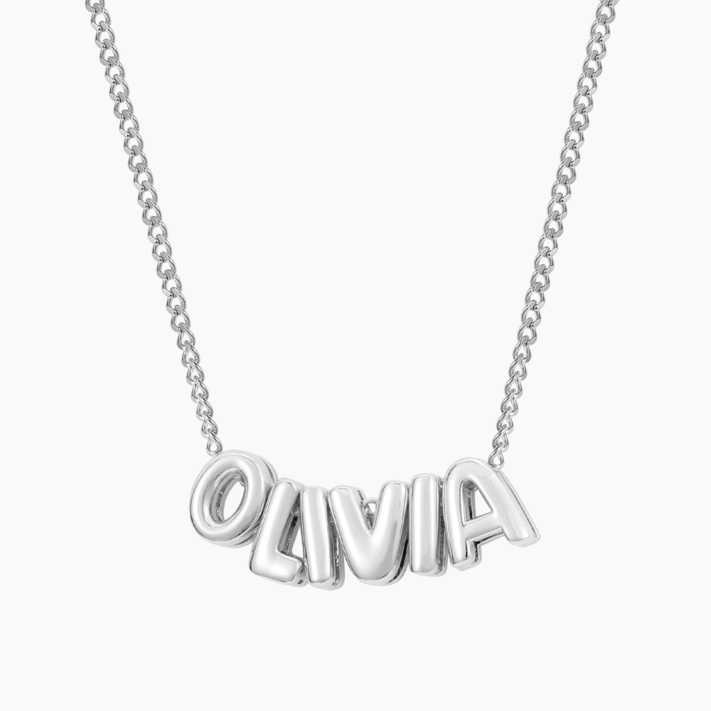 Bubble Name Necklace