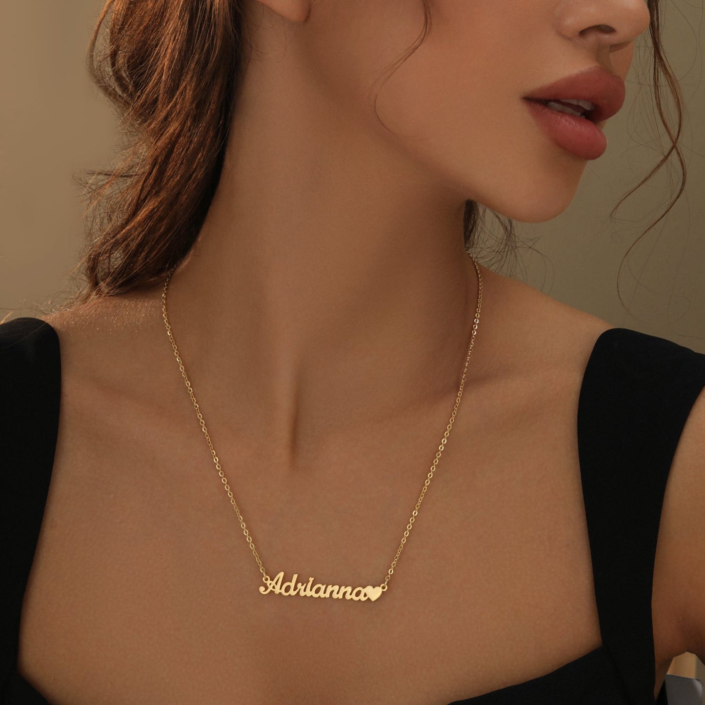 Name Heart Necklace