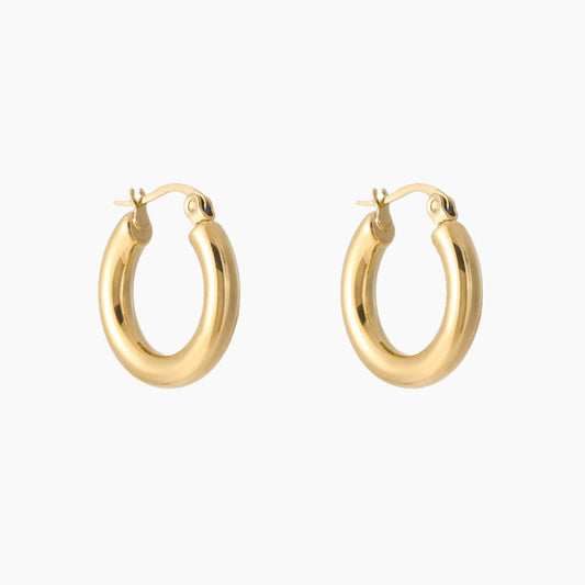 Bold Tube Hoop Earrings