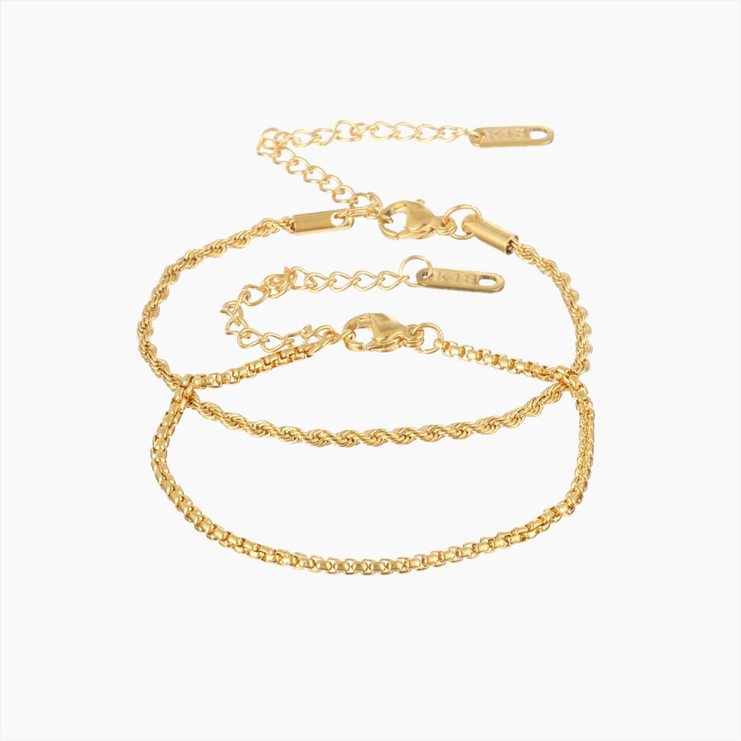 Rope Link Bracelet Set