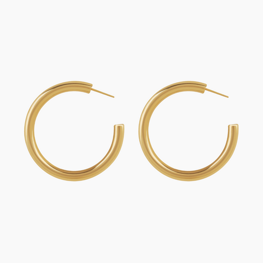 Thick Hoop Earrings