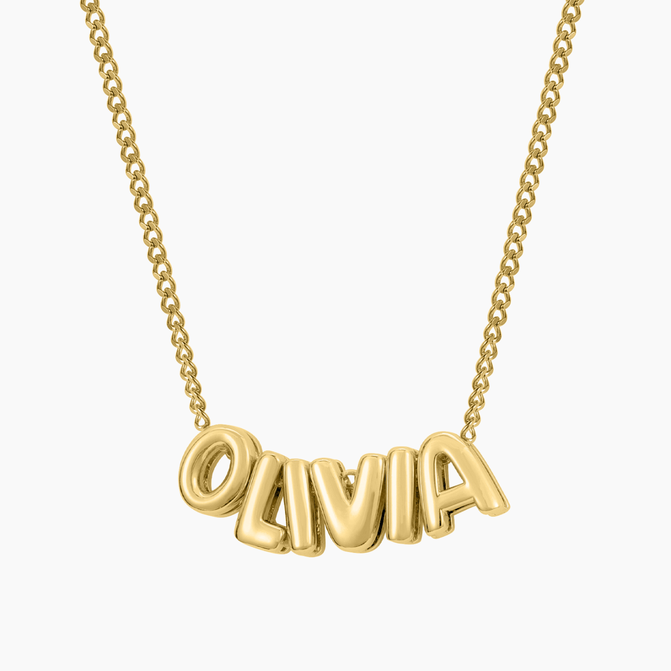 Bubble Name Necklace