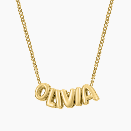 Bubble Name Necklace