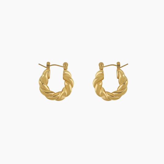 Twist Hoop Earrings