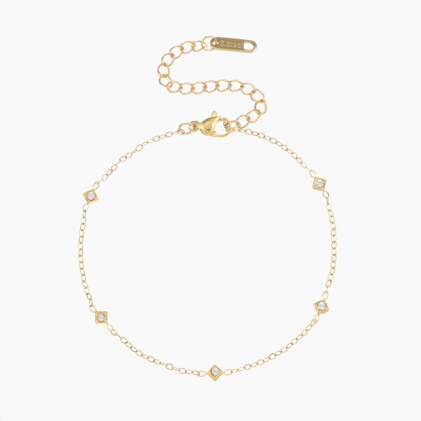 Crystal Chain Anklet