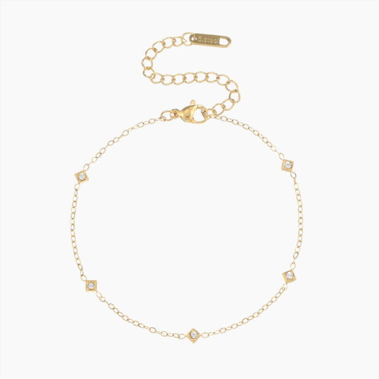 Crystal Chain Anklet