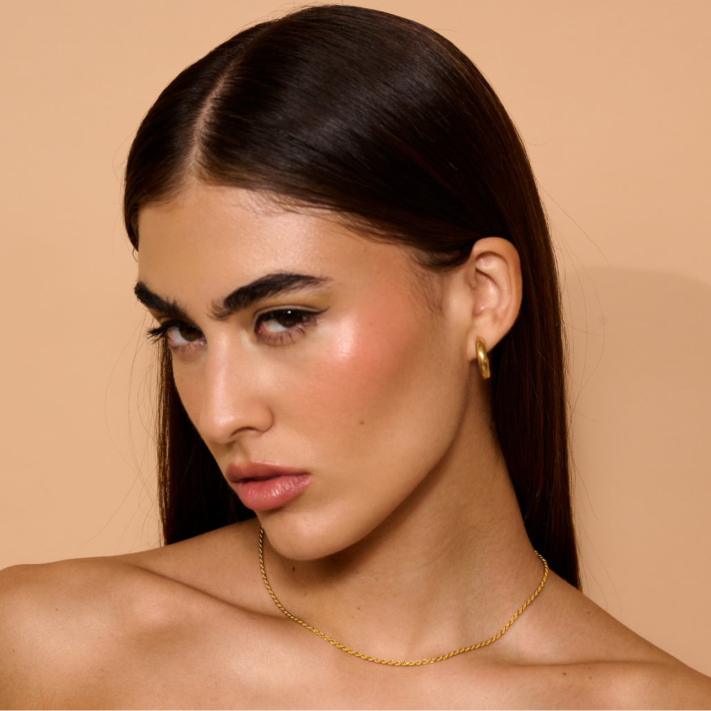Thick Hoop Earrings