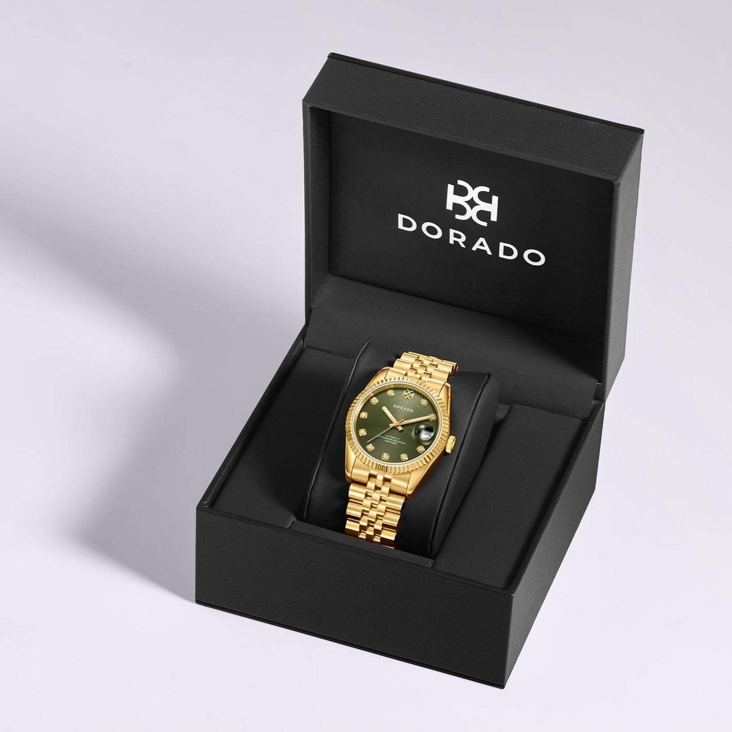 DORADO Gold Timeless Watch - Olive