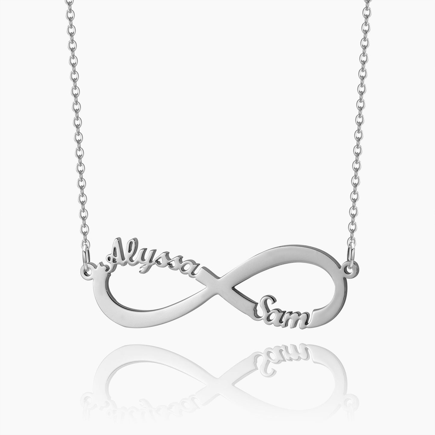 Infinity Pendant Name Necklace