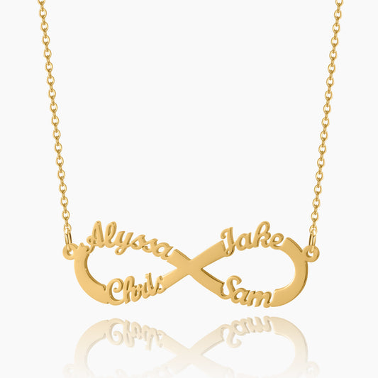 Infinity Pendant Name Necklace