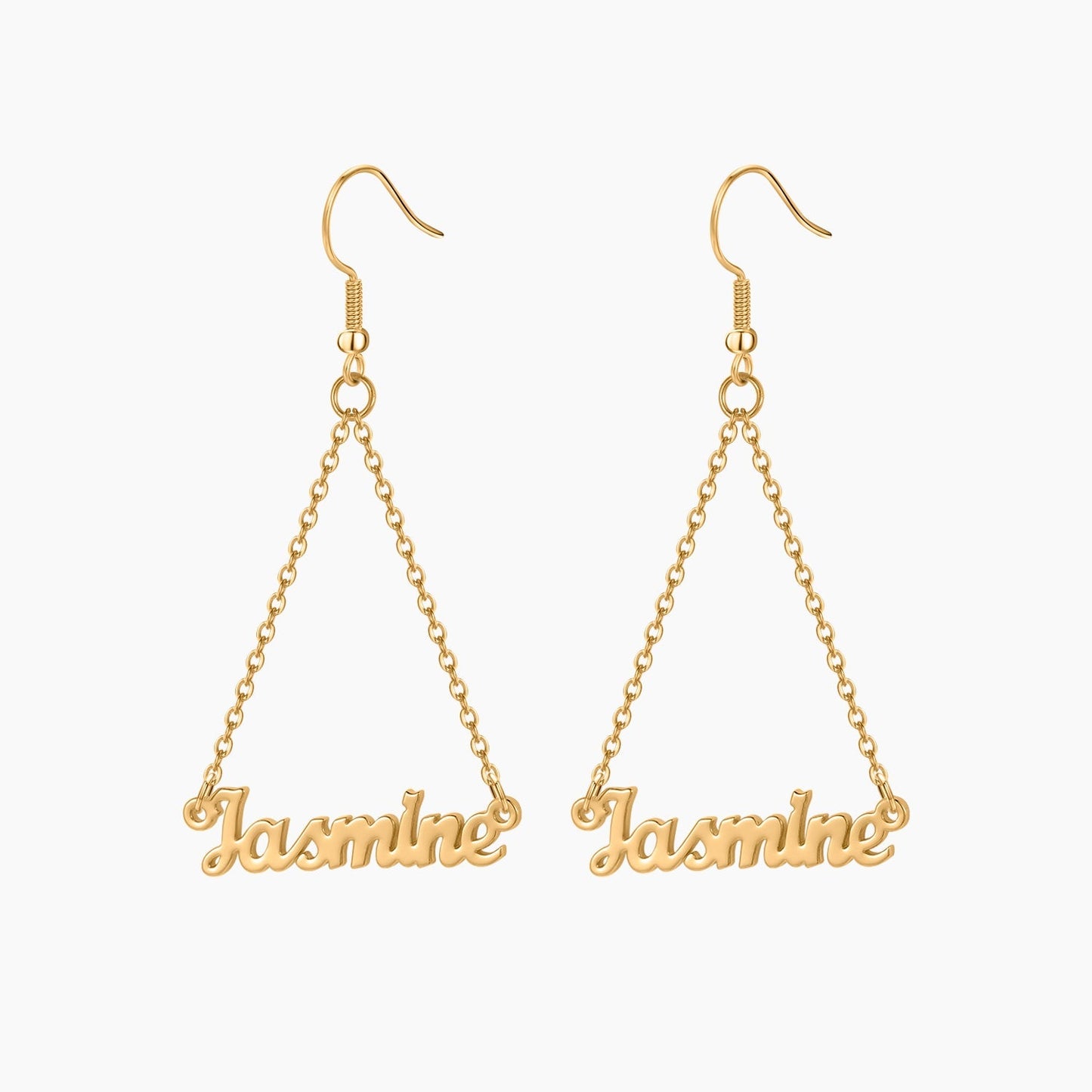 Name Dangle Earrings