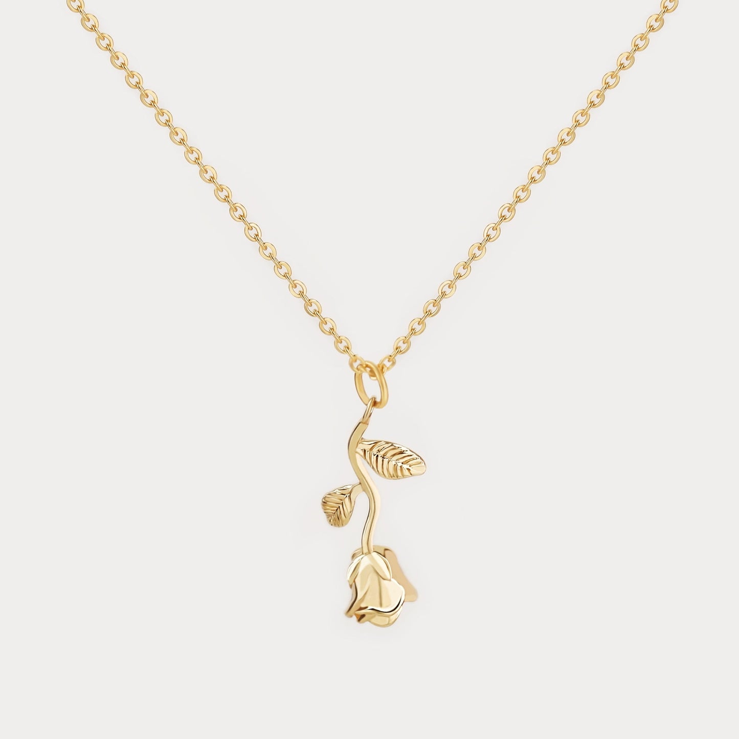 Rose Pendant Necklace