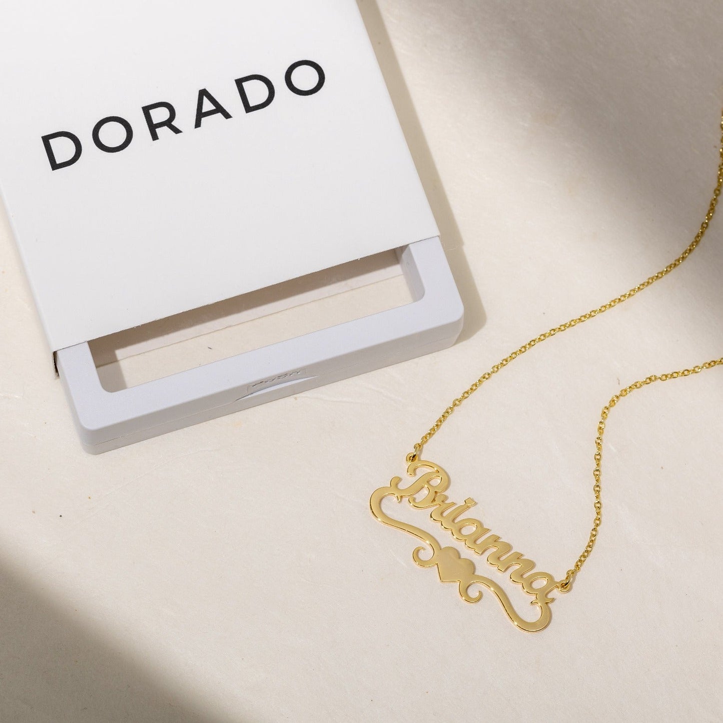 Love Heart Name Necklace