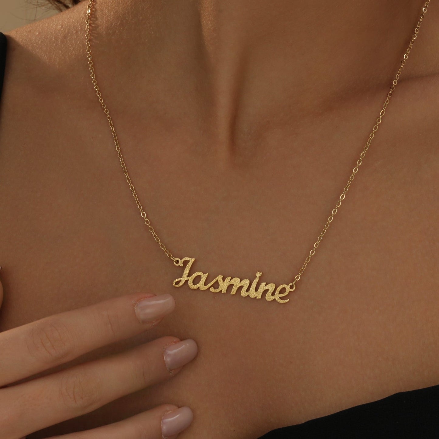 Diamond Cut Name Necklace