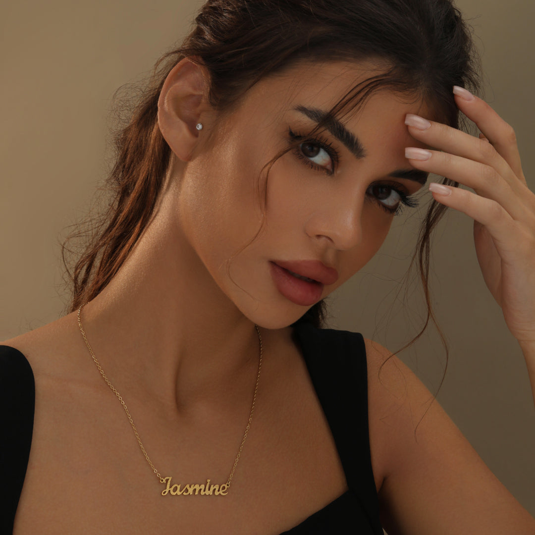 Diamond Cut Name Necklace